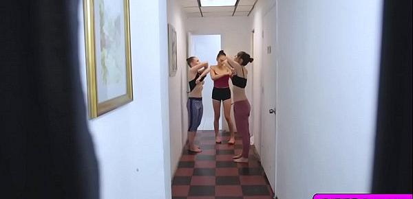  Ashley Anderson and her ballerina bffs fucked